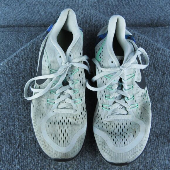 Nike Flex 2017 Run Women Sneaker Shoes Size 8 Medium Gray Synthetic‎ Lace Up - Picture 3 of 10